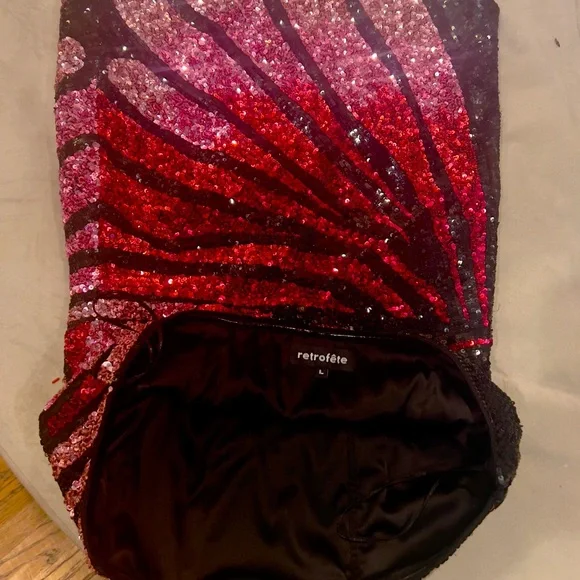 Retrofete stunning dress worn once size L - Picture 3 of 3